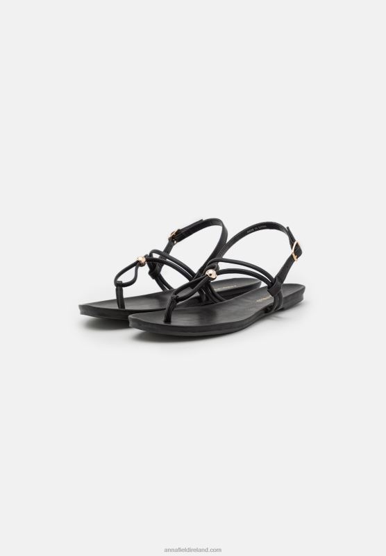 Z62T1538 Women Anna Field T-Bar Sandals Black