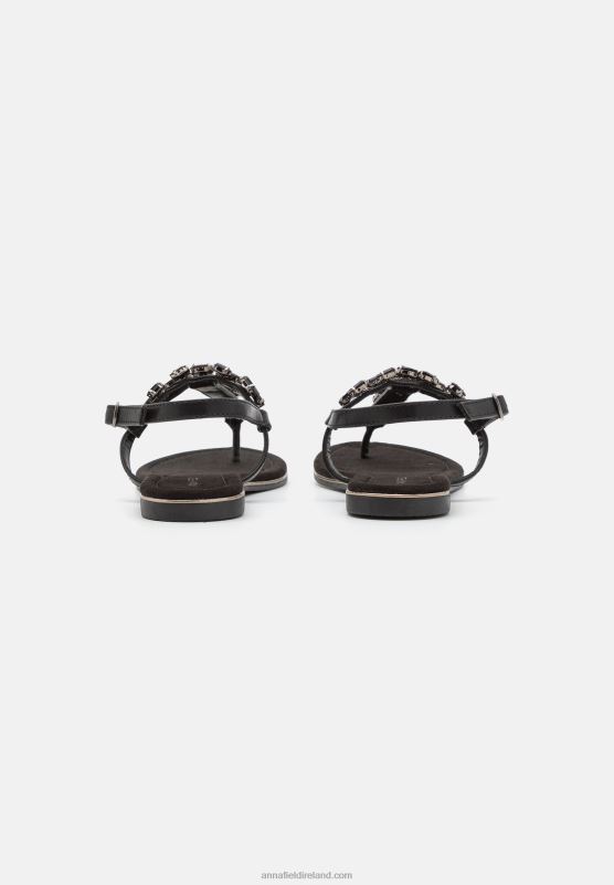 Z62T1541 Women Anna Field T-Bar Sandals Black