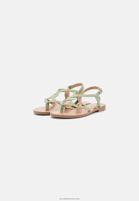 Z62T1545 Women Anna Field T-Bar Sandals Mint