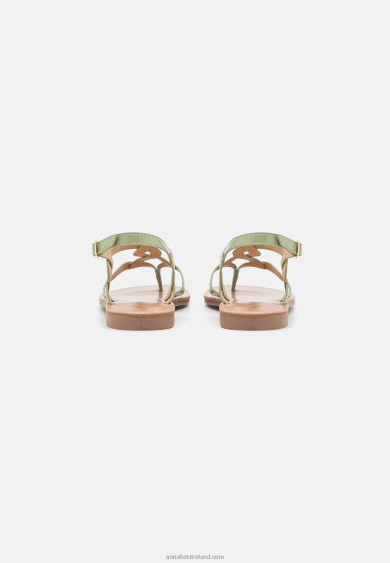 Z62T1545 Women Anna Field T-Bar Sandals Mint