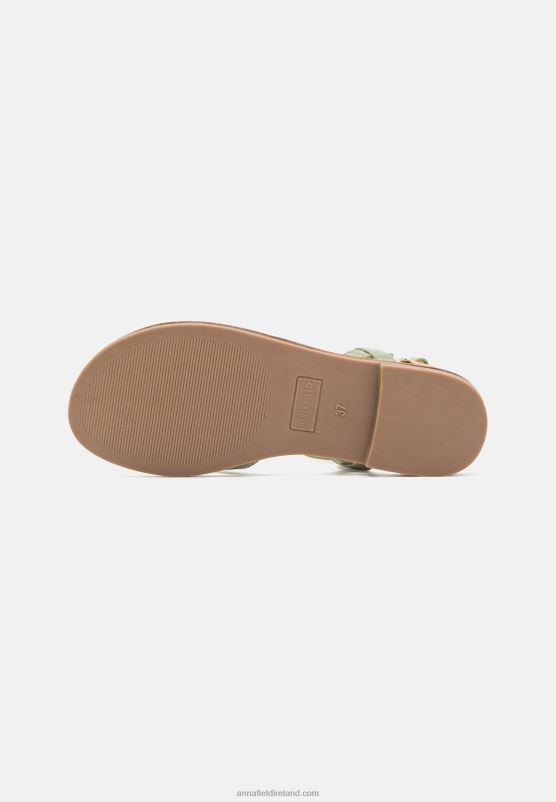 Z62T1545 Women Anna Field T-Bar Sandals Mint