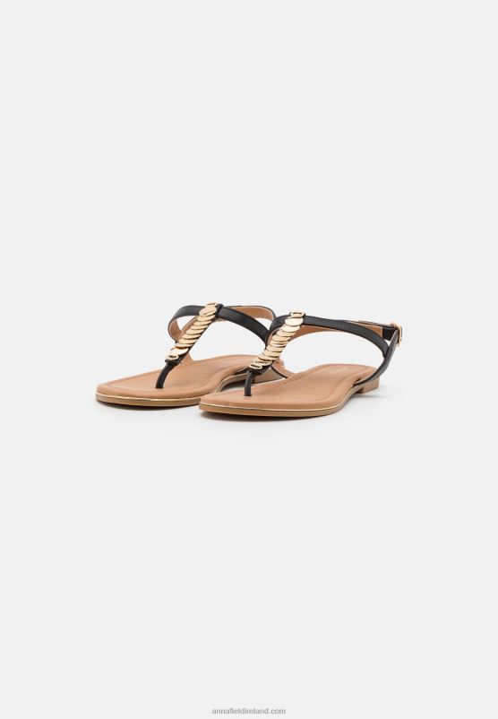 Z62T1547 Women Anna Field T-Bar Sandals Black