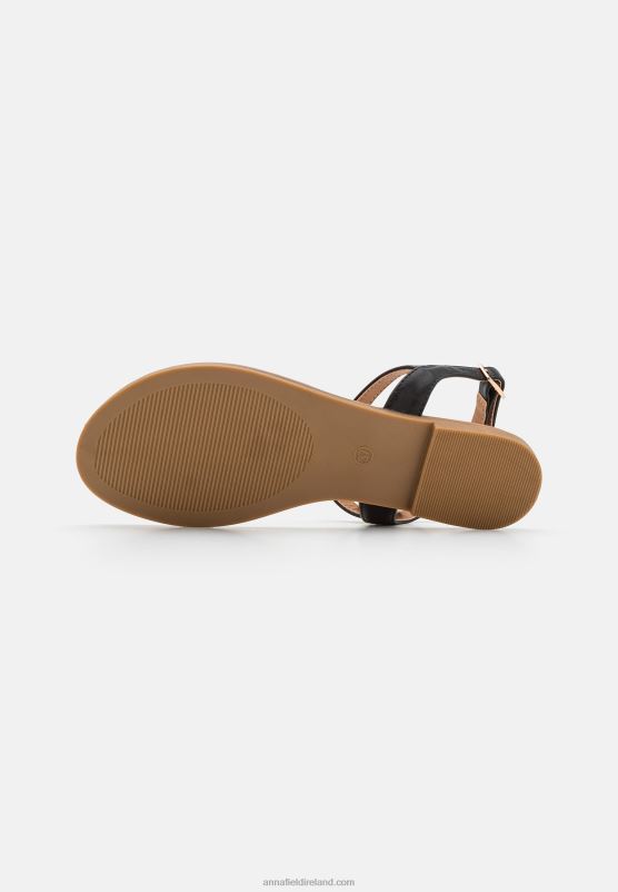 Z62T1547 Women Anna Field T-Bar Sandals Black