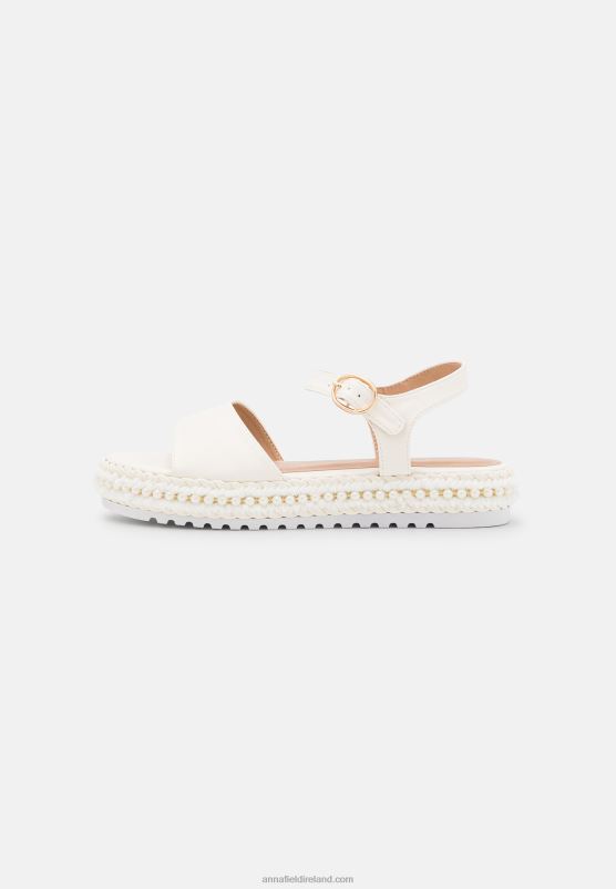 Z62T1551 Women Anna Field Platform Sandals White