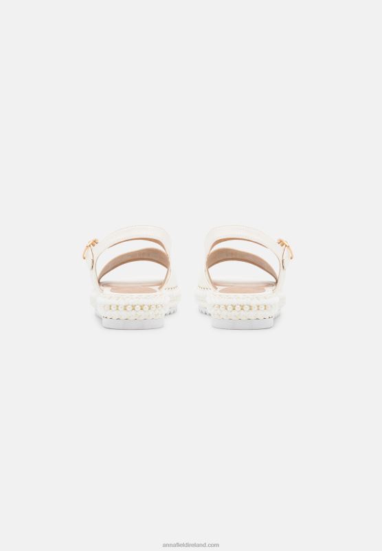 Z62T1551 Women Anna Field Platform Sandals White