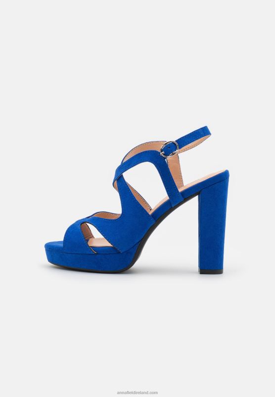 Z62T1552 Women Anna Field Platform Sandals Blue