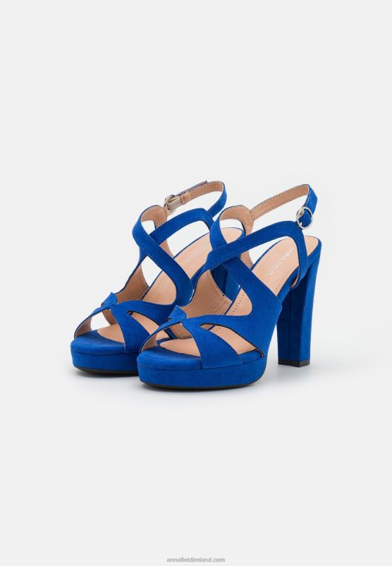 Z62T1552 Women Anna Field Platform Sandals Blue