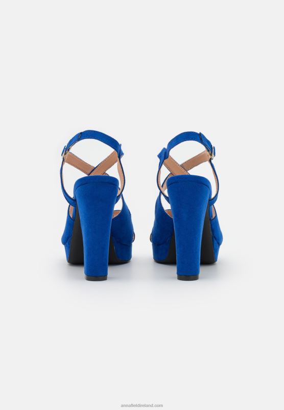 Z62T1552 Women Anna Field Platform Sandals Blue