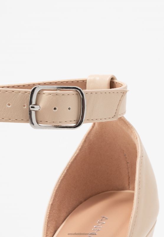 Z62T1557 Women Anna Field High Heeled Sandals Offwhite