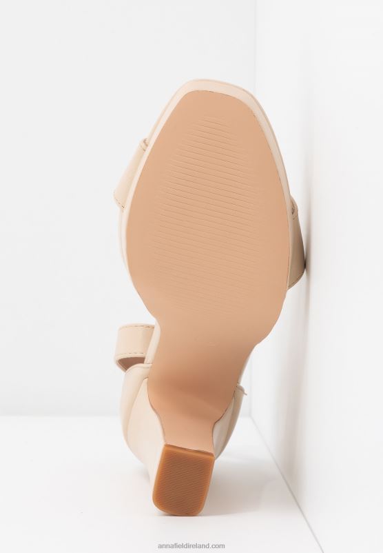 Z62T1557 Women Anna Field High Heeled Sandals Offwhite