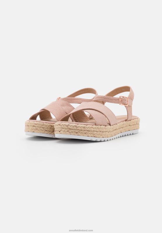 Z62T1561 Women Anna Field Espadrilles Light Pink