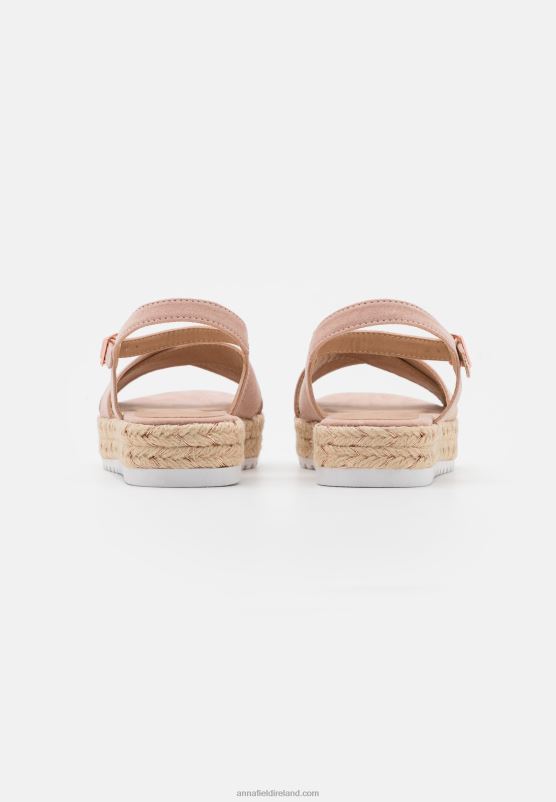 Z62T1561 Women Anna Field Espadrilles Light Pink