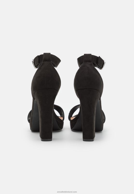 Z62T1564 Women Anna Field High Heeled Sandals Black