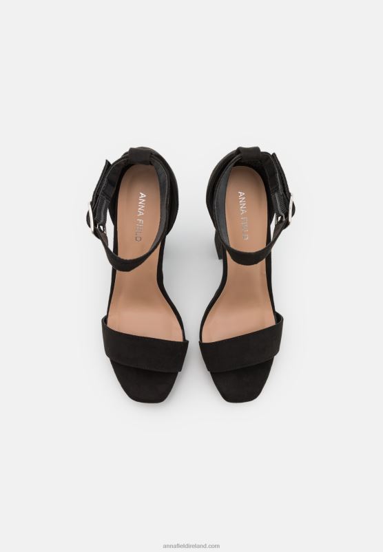 Z62T1564 Women Anna Field High Heeled Sandals Black
