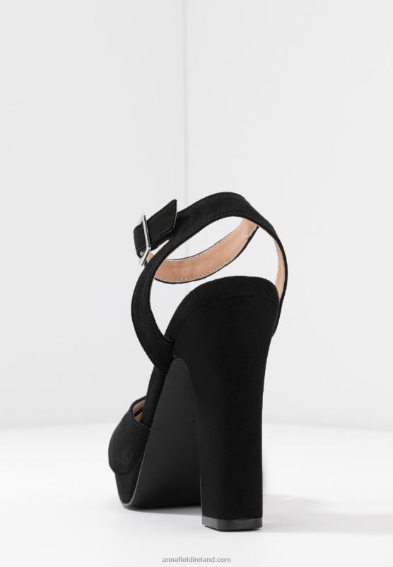 Z62T1567 Women Anna Field High Heeled Sandals Black
