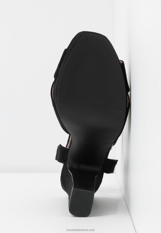 Z62T1567 Women Anna Field High Heeled Sandals Black