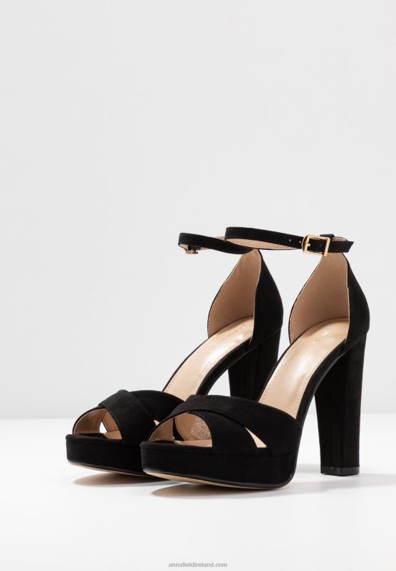 Z62T1570 Women Anna Field High Heeled Sandals Black