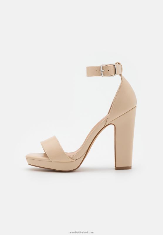 Z62T1571 Women Anna Field High Heeled Sandals Off-White