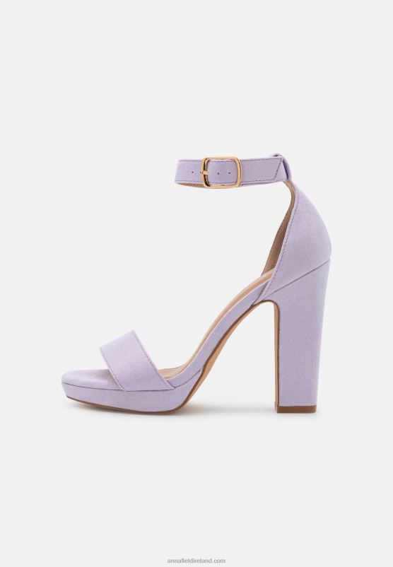 Z62T1574 Women Anna Field High Heeled Sandals Lilac