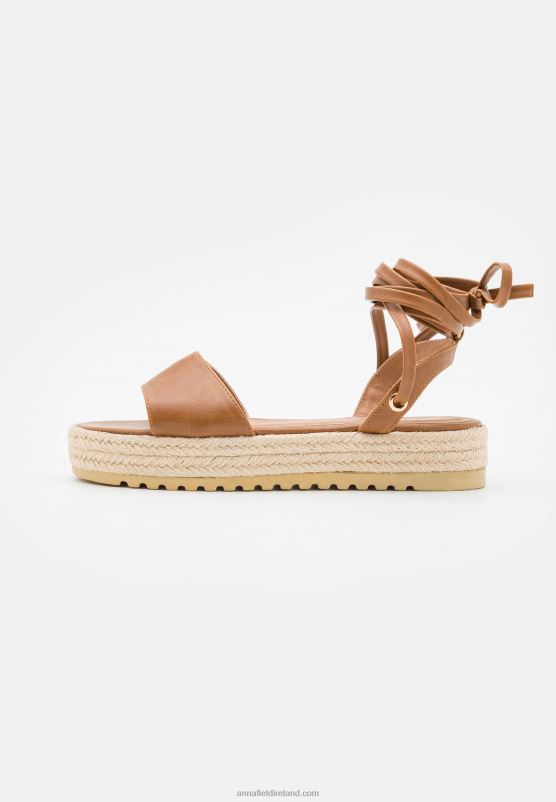 Z62T1584 Women Anna Field Espadrilles Cognac