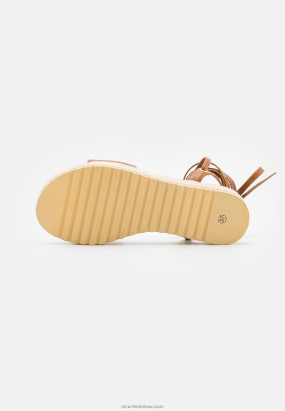 Z62T1584 Women Anna Field Espadrilles Cognac