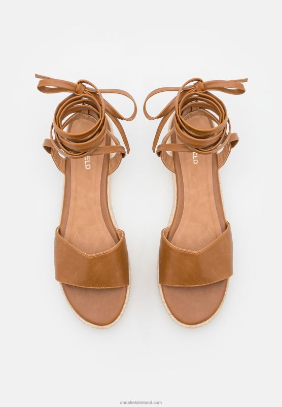 Z62T1584 Women Anna Field Espadrilles Cognac