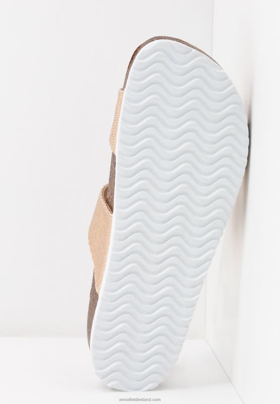 Z62T1865 Women Anna Field Slippers Rose Gold