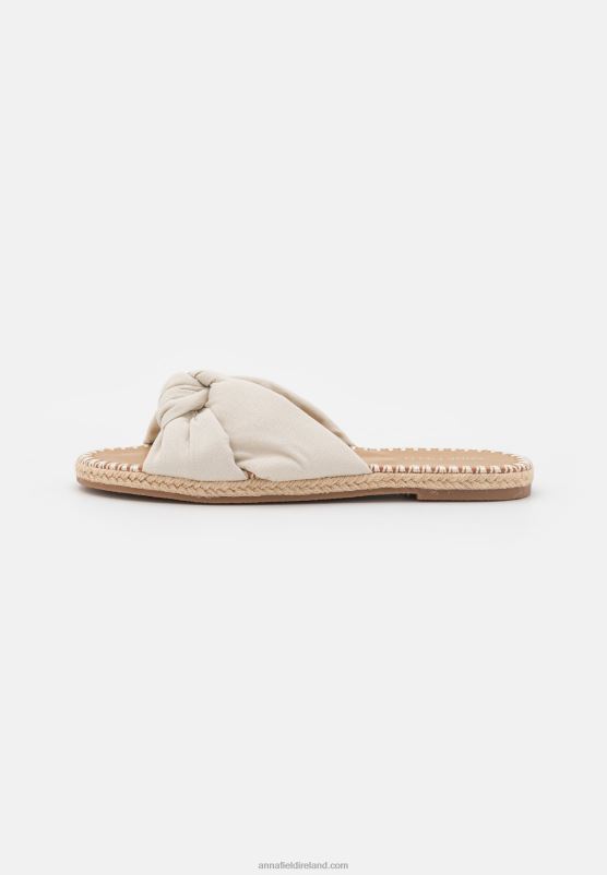 Z62T1871 Women Anna Field Mules White