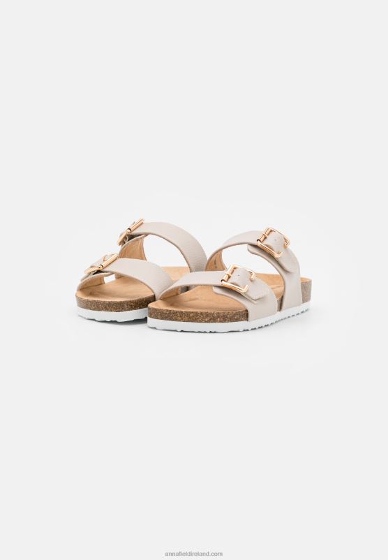 Z62T1878 Women Anna Field Mules Beige