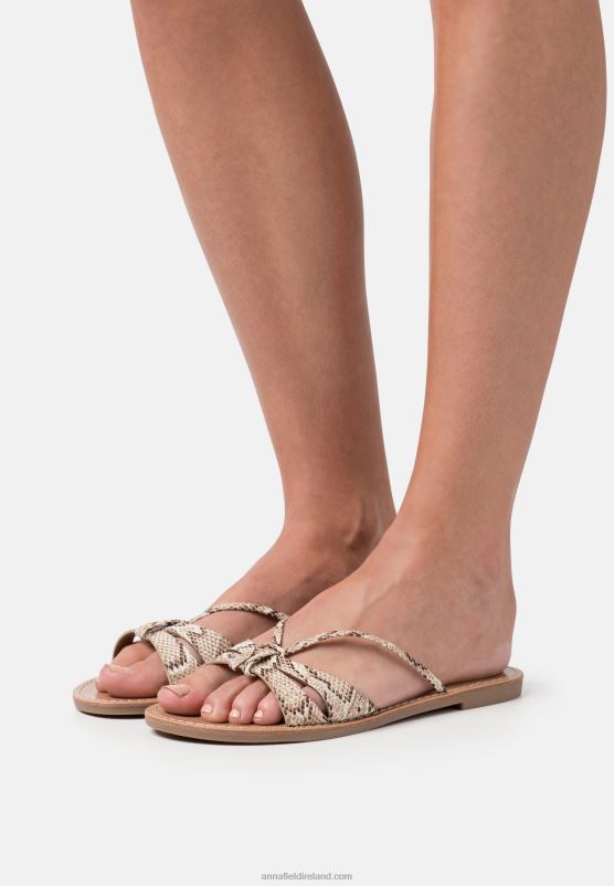 Z62T1882 Women Anna Field Mules Brown