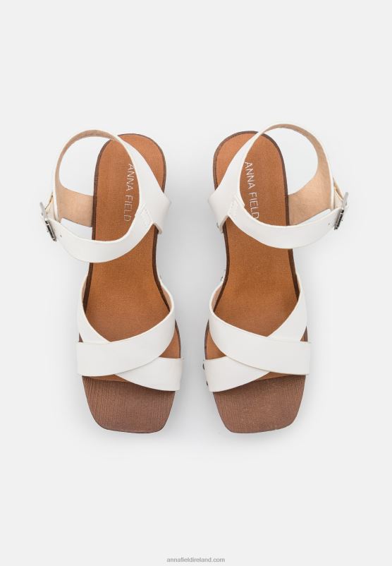 Z62T1889 Women Anna Field Clogs White