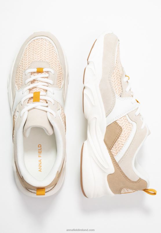Z62T1164 Women Anna Field Trainers Beige