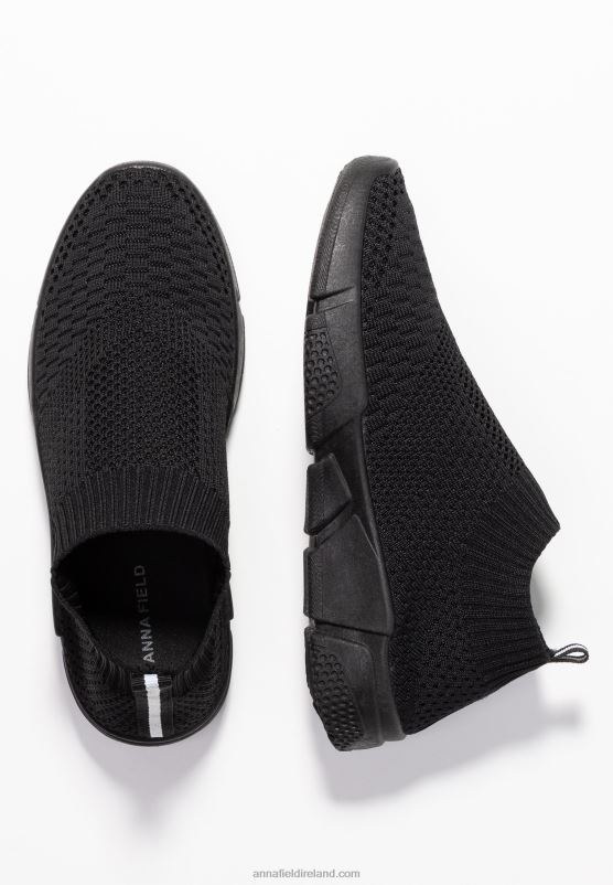 Z62T1166 Women Anna Field Slip-Ons Black