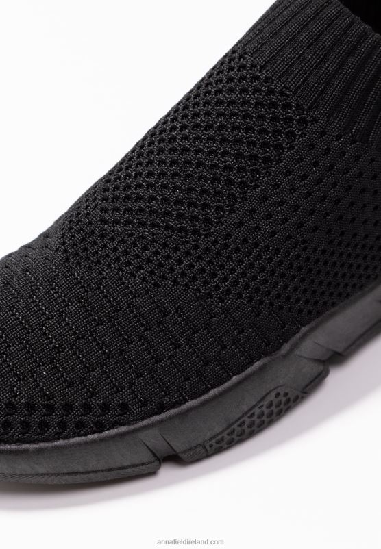 Z62T1166 Women Anna Field Slip-Ons Black