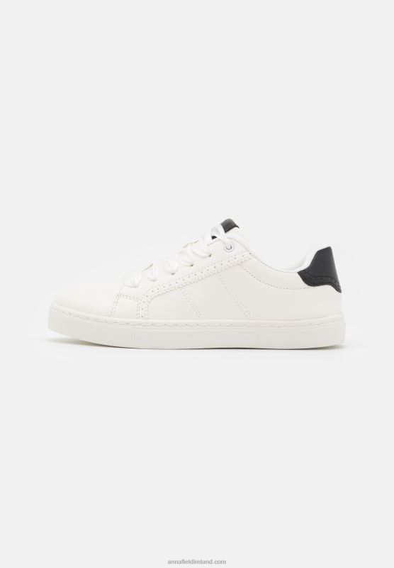 Z62T1172 Women Anna Field Trainers White/Black