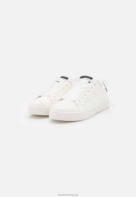 Z62T1172 Women Anna Field Trainers White/Black