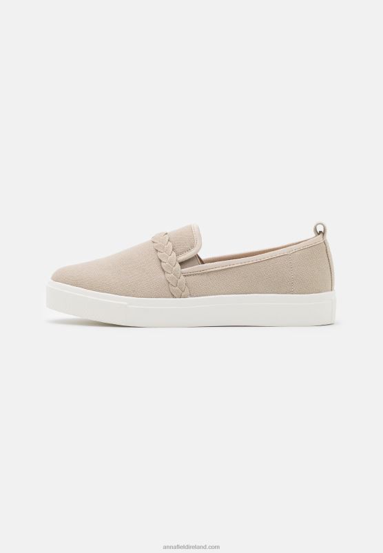 Z62T1177 Women Anna Field Slip-Ons Sand