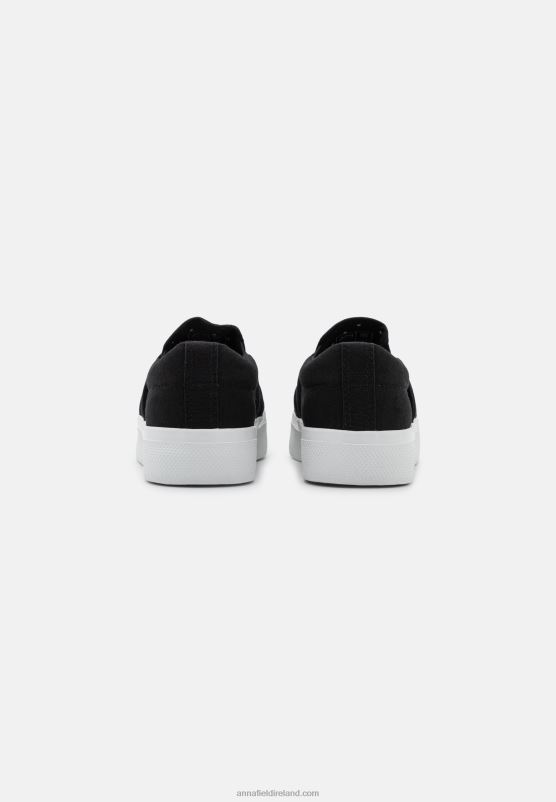 Z62T1179 Women Anna Field Slip-Ons Black