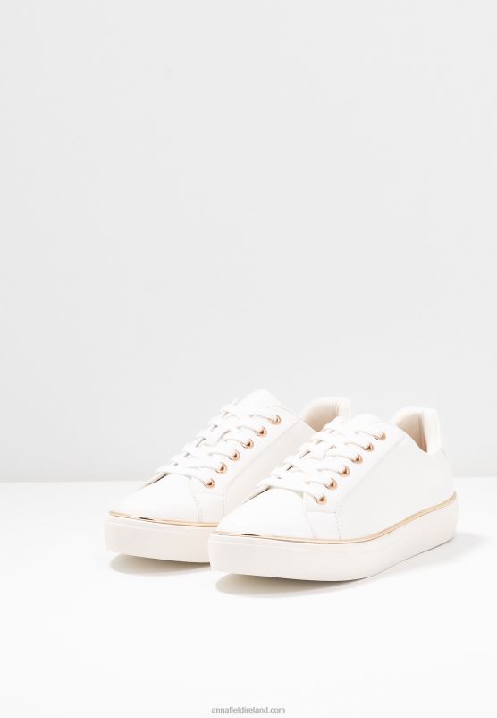 Z62T1180 Women Anna Field Trainers White