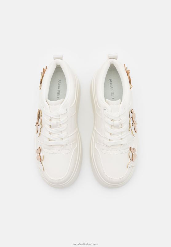 Z62T1186 Women Anna Field Trainers White