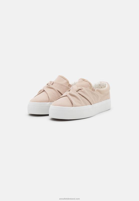 Z62T1187 Women Anna Field Slip-Ons Beige