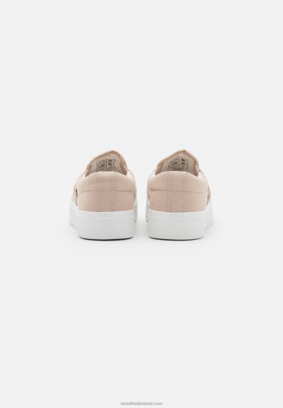 Z62T1187 Women Anna Field Slip-Ons Beige