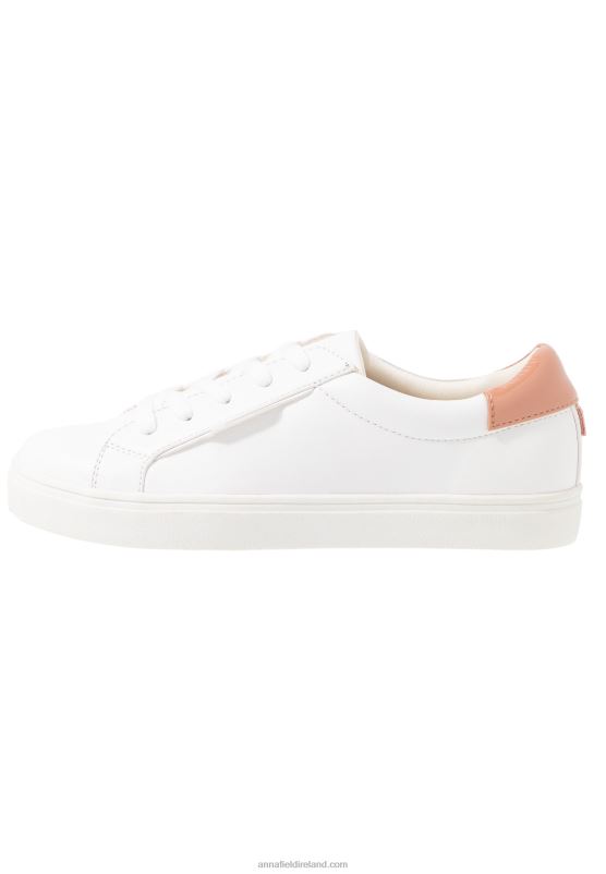 Z62T1190 Women Anna Field Trainers Rose/White