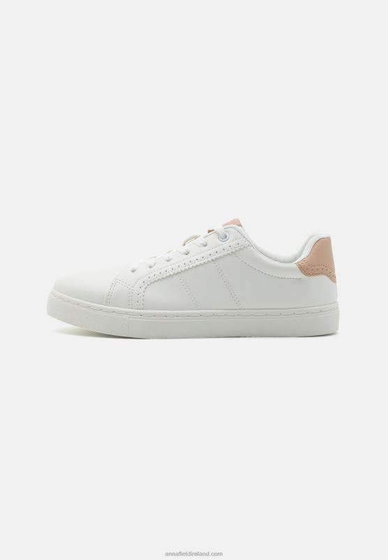 Z62T1192 Women Anna Field Trainers White/Beige