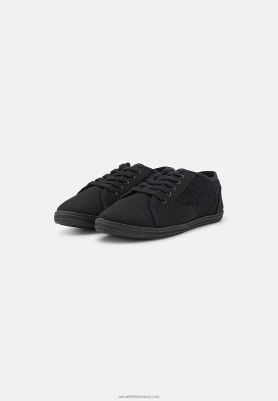 Z62T1196 Women Anna Field Trainers Black
