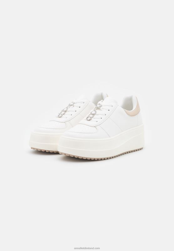 Z62T1206 Women Anna Field Trainers White