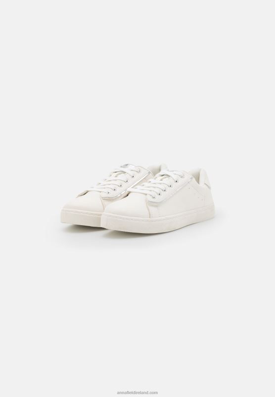 Z62T1208 Women Anna Field Trainers White/Silver