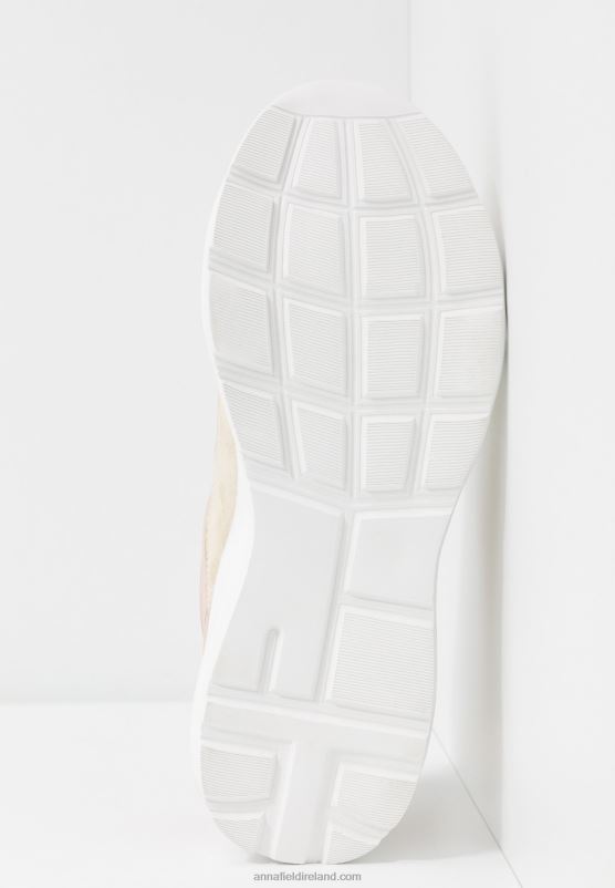 Z62T1219 Women Anna Field Leather Trainers White