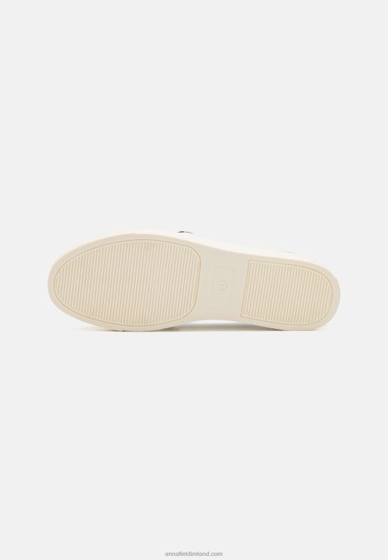 Z62T1221 Women Anna Field Slip-Ons Black