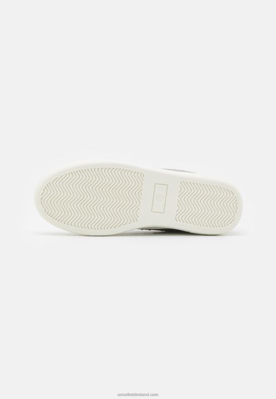 Z62T1225 Women Anna Field Trainers Silver